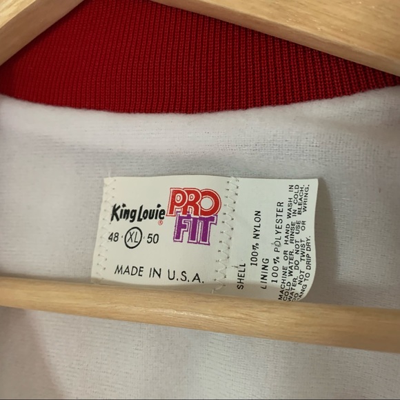 Vintage King Louie Pro Fit Bowling League Bomber Jacket - Picture 5 of 5
